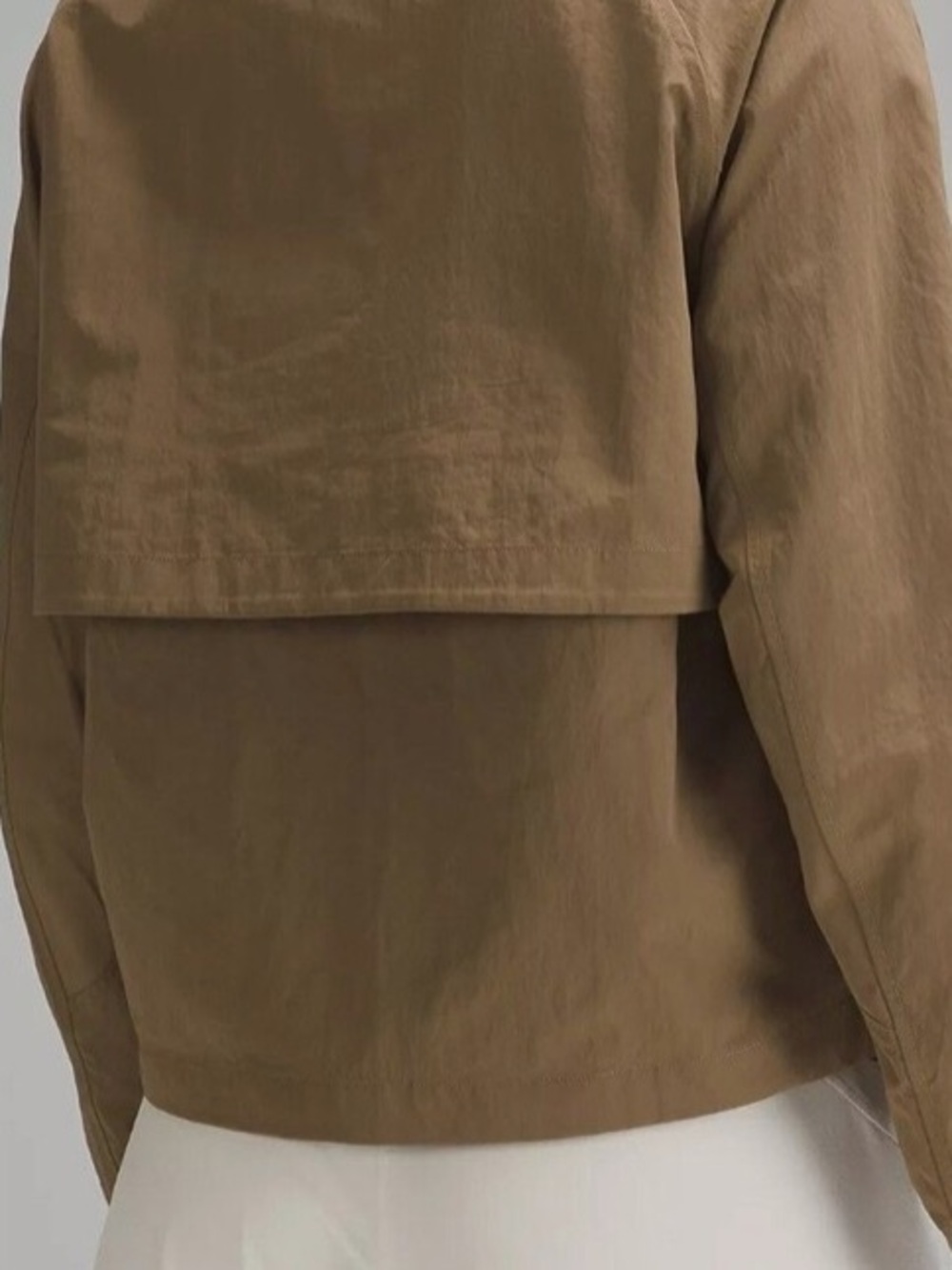 Like new Lululemon Always Effortless Jacket
Size 8 in color: artifact - Picture 9 of 15